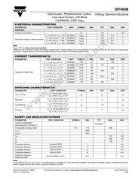 SFH608-4X007T Datasheet Page 3