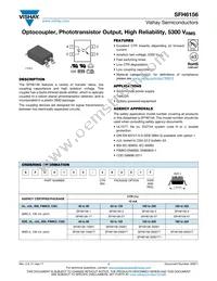 SFH6156-3T0 Datasheet Cover