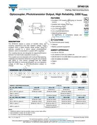 SFH615A-2X017T Datasheet Cover