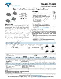 SFH620A-2X017T Datasheet Cover