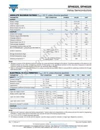SFH6325-X009 Datasheet Page 2