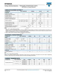 SFH6943A-3 Datasheet Page 2