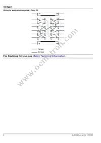 SFN4D-DC24V Datasheet Page 8