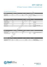 SFP-1GBT-09 Datasheet Page 2