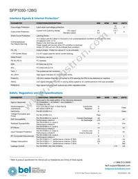 SFP1050-12BG Datasheet Page 3
