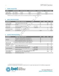 SFP450-12BG Datasheet Page 2