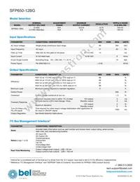 SFP650-12BG Datasheet Page 2