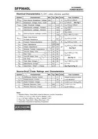 SFP9640L Datasheet Page 2