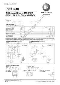 SFT1440-TL-E Datasheet Cover