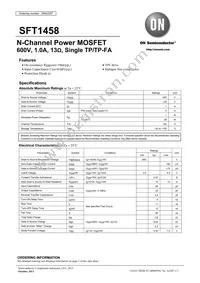 SFT1458-TL-H Datasheet Cover