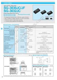 SG-3032JC 32.7680KB0 Datasheet Cover