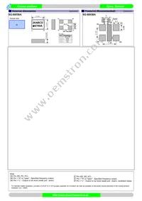 SG-8003BA-SCM Datasheet Page 2