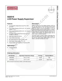 SG6518DZ Datasheet Cover