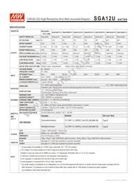 SGA12U15-P1J Datasheet Page 2