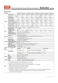 SGA25U07-P1J Datasheet Page 2