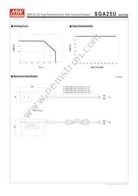 SGA25U07-P1J Datasheet Page 3