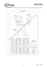 SGB15N60ATMA1 Datasheet Page 9