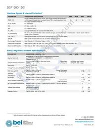 SGP1200-12G Datasheet Page 3