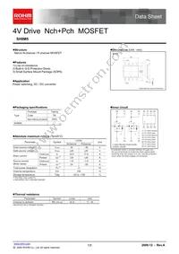 SH8M5TB1 Datasheet Cover