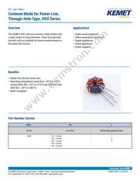 SHO-101 Datasheet Cover