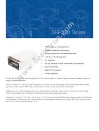 SHP650PS24-TF Datasheet Cover