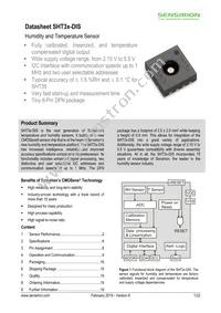 SHT35-DIS-F2.5KS Datasheet Cover