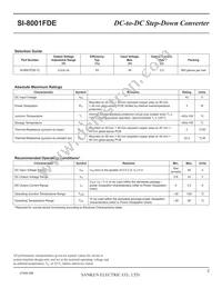 SI-8001FDE-TL Datasheet Page 2