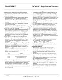 SI-8001FFE Datasheet Page 8