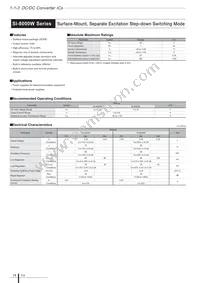 SI-8050W Datasheet Cover