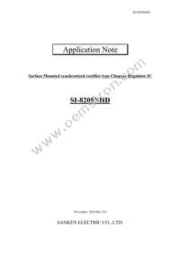 SI-8205NHD-TL Datasheet Cover