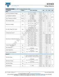 SI1016CX-T1-GE3 Datasheet Page 2