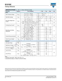 SI1016X-T1-E3 Datasheet Page 2