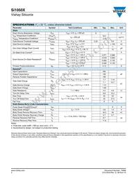 SI1050X-T1-E3 Datasheet Page 2