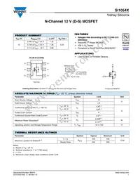 SI1054X-T1-E3 Datasheet Cover