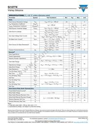 SI1077X-T1-GE3 Datasheet Page 2