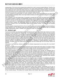 SI1141-M01-GM Datasheet Page 16