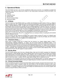 SI1142-A11-YM0R Datasheet Page 17