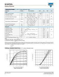 SI1307EDL-T1-E3 Datasheet Page 2