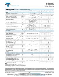 SI1308EDL-T1-GE3 Datasheet Page 2