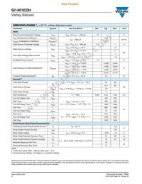 SI1401EDH-T1-GE3 Datasheet Page 2