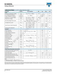 SI1403CDL-T1-GE3 Datasheet Page 2