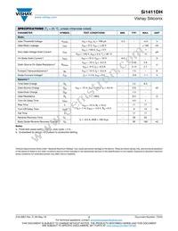SI1411DH-T1-GE3 Datasheet Page 2