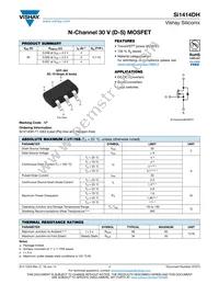 SI1414DH-T1-GE3 Datasheet Cover