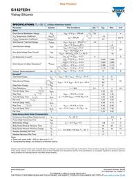 SI1427EDH-T1-GE3 Datasheet Page 2