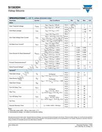 SI1563DH-T1-GE3 Datasheet Page 2