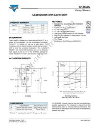 SI1865DL-T1-GE3 Datasheet Cover