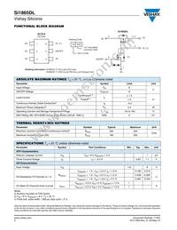 SI1865DL-T1-GE3 Datasheet Page 2