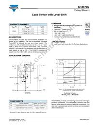 SI1867DL-T1-GE3 Datasheet Cover