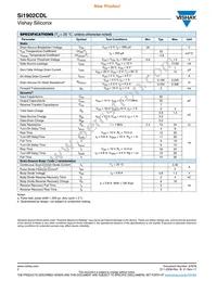 SI1902CDL-T1-GE3 Datasheet Page 2
