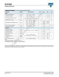 SI1913DH-T1-E3 Datasheet Page 2